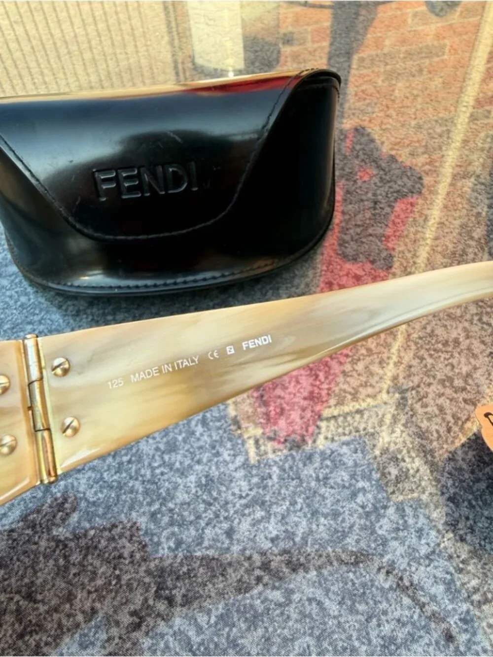 Fendi Y2K FS 1001M 264 125 Rectangular Shield Sunglasses